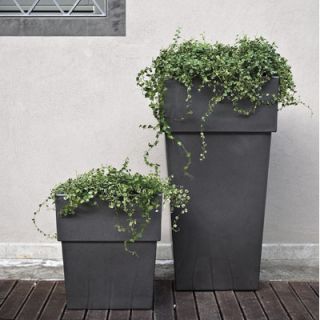 Serralunga Torre Planter Torre Size 22, Color Anthracite