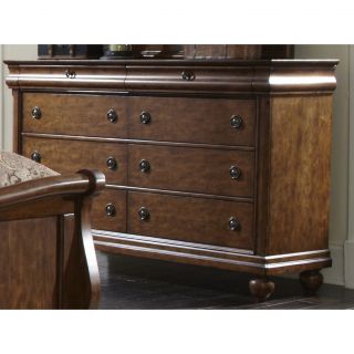 Liberty Furniture Industries Liberty Rustic Cherry Traditions 8 drawer Dresser Brown Size 8 drawer