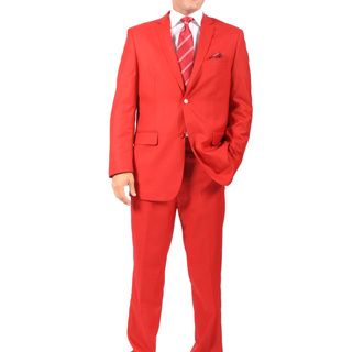 Ferreccis Two Piece Two Buttom Red Suit