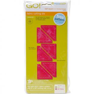 Go Fabric Cutting Dies It Fits   Half Square  1 1/2 Finished Triangle