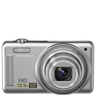 Olympus VR 320 Digital Camera (14MP, 12.5x Super Wide Optical Zoom, 3 Inch LCD)   Silver      Electronics