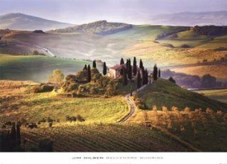 Belvedere Sunrise Tuscany   Poster by Jim Nilsen (36x26)   Prints