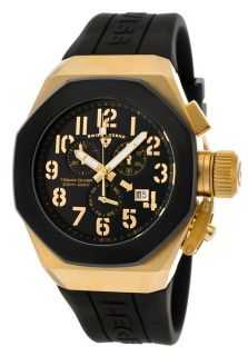 Swiss Legend 10542 YG 01 BB  Watches,Mens Trimix Diver Chronograph Black Dial Black Silicone, Chronograph Swiss Legend Quartz Watches