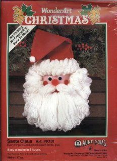 AUNT LYDIA'S WonderArt Christmas Santa Claus Art. #K131 1991   Prints