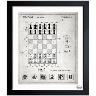Oliver Gal Chess Game and Method 2000 Framed Graphic Art 1B00257_15x18/1B0025
