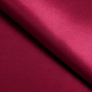 Innomax Convert a fit Satin Sheet Set   Fitted And Flat Sheet Are Attached. Red Size Queen