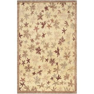 Safavieh Hand knotted Tibetan Multicolored Floral pattern Wool Rug (8 X 10)