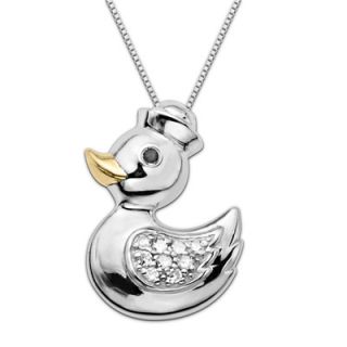 online only enhanced black and white diamond accent sailor duck