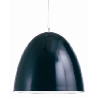 Nuevo Dome Pendant Lamp HGML2 Color Black, Size 23 H x 23.5 W
