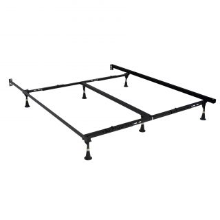 Hollywood Premium Lev r lock Bed Frame Twin/full/queen/cal King/e. King With Glides Brown Size Queen