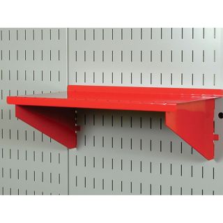 Wall Control Slotted Pegboard Industrial Workstation Accessory Kit — Red, Model# 35-K-WRKRD  Mounting Accessories
