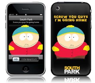 MusicSkins, MS SPRK130001, South Park   Screw You Guys, iPhone 2G/3G/3GS, Skin Cell Phones & Accessories