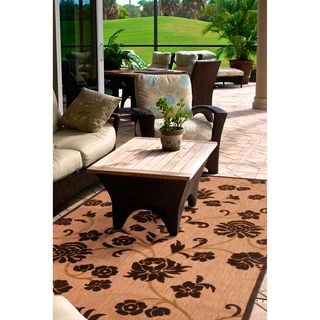 Meticulously Woven Patricia Transitional Floral Indoor/ Outdoor Area Rug (5 X 76)