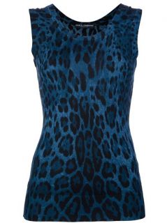 Dolce & Gabbana Leopard Print Vest