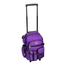 Everest Deluxe Wheeled Backpack Dark Purple