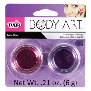 Tulip Body Art Body Glitter D2885 Color Purple and Fuchsia