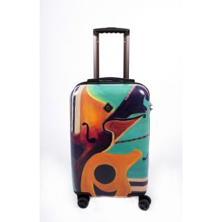 Neocover Music In Memphis 20 inch Carry on Hardside Spinner Luggage