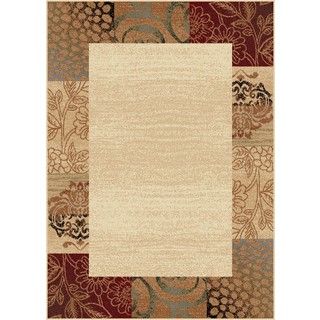 Rhythm 105202 Beige Transitional Area Rug (93 X 12 6)