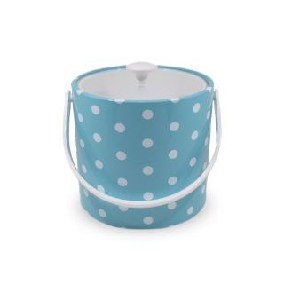 Shop Mr. Ice Bucket 771 1D Polka Dots Ice Bucket, 3 Quart, Turquoise at the  Home Dcor Store. Find the latest styles with the lowest prices from Mr. Ice Bucket