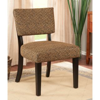 K b Leopard Print Accent Chair