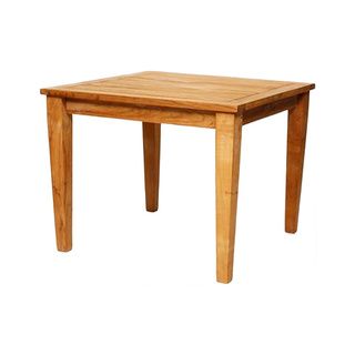 Square 36 inch Grade A Teak Outdoor Dining Table