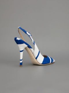 Dolce & Gabbana Striped Pattern Sandal