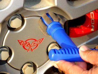 Corvette Care Lug Nut and Wheel Cleaning Brush Automotive