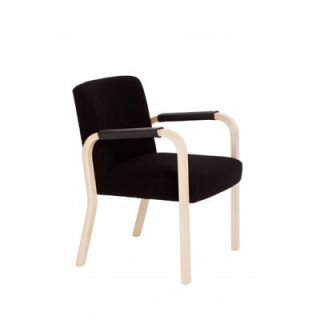 Artek 46 Arm Chair with Covered Leather Armrests 11250