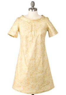 Golden Chrysanthemum Dress  Mod Retro Vintage Dresses
