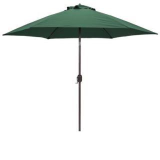 Round Crank Patio Umbrella   Green 9