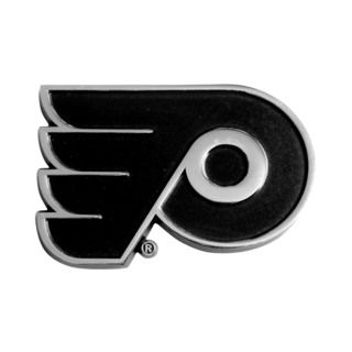Nhl Philadelphia Flyers Chromed Metal Emblem