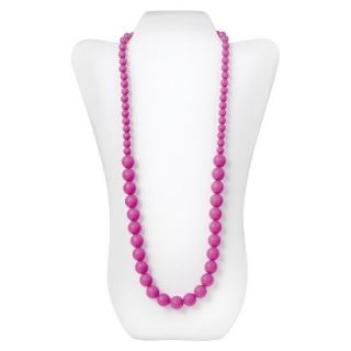 Nixi by Bumkins Ciclo Silicone Teething Necklace   Pink