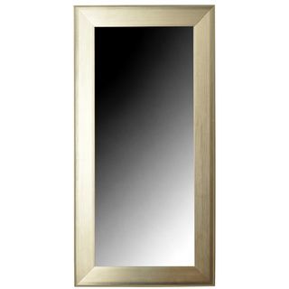 Rayne American made Tall Brushed Antique Silvertone Mirror