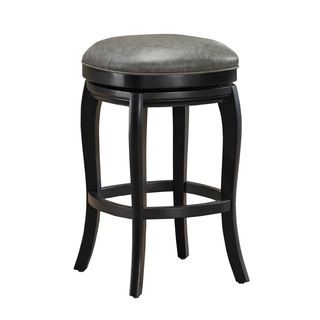Marion Counter Height Stool In Black And Grey
