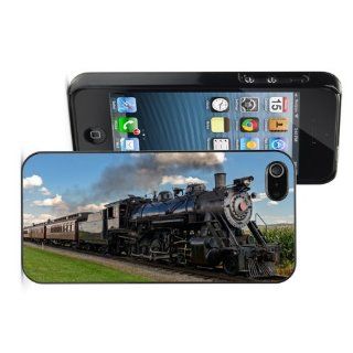 Apple iPhone 5 5S Black 5B792 Hard Back Case Cover Color Historic Steam Train Cell Phones & Accessories