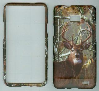 Camoflague Real Tree Black Deer Faceplate Hard Case Protector for At&t Samsung Galaxy S Ii Models Sgh i777 Cell Phones & Accessories