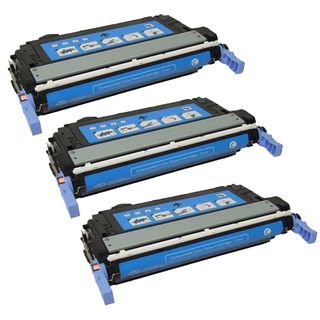 Hp Cb401a (hp 642a) Compatible Cyan Toner Cartridge (pack Of 3)