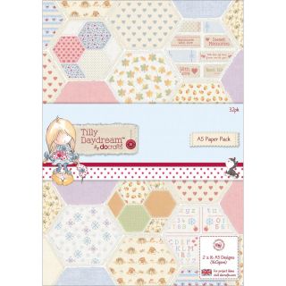 Tilly Daydream Paper Pack A5 32/sheets   16 Designs/2 Each, 160gsm