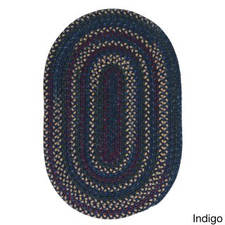 Colonial Mills Horizon Braided Area Rug (8 X 10 Oval) Blue Size 8 x 10