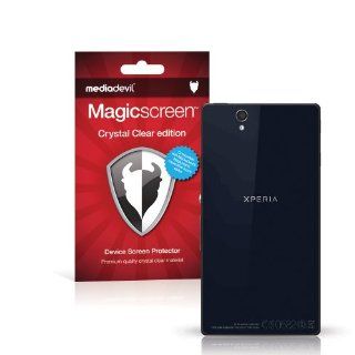 MediaDevil Magicscreen BACK (REAR) screen protector Crystal Clear (Invisible) Back protector   Sony Xperia Z (2 x BACK protectors only) Cell Phones & Accessories