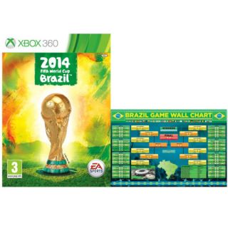 EA Sports 2014 FIFA World Cup Brazil (Includes Free World Cup Wallchart 2014)      Xbox 360