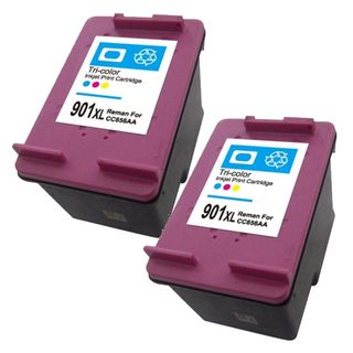 Hp 901xl (cc656an) High Yield Color Ink Cartridge (remanufactured) (pack Of 2)