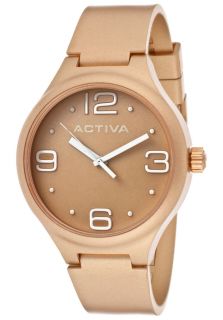 Activa AA101 021  Watches,Womens Rose Gold Dial Rose Gold Polyurethane, Casual Activa Quartz Watches