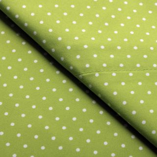 Elite Home Products Expressions Grand Dot Easy Care Sheet Sets Green Size Twin