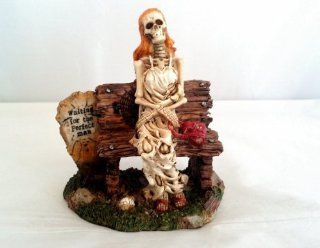 5.5 Inch Waiting for the Perfect Man Skeleton Skull Grim Reaper Santa Muerte  Other Products  