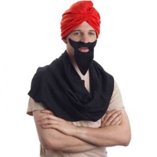 Red Turban Costume Headwrap Costume Accessories Clothing