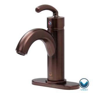 Vigo Single Lever Oil Rubbed Bronze Bathroom Faucet With Drain Assembly And Deck Plate
