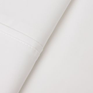 Elite Home Products Concierge Collection 500 Thread Count Cotton Rich Solid Sheet Set White Size Full