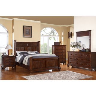 Cdecor Forester 5 piece Bedroom Set (5 Pieces) Brown Size Queen