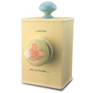 Tree by Kerri Lee Brahms Lullaby Wind Up Music Box in Distressed Yellow MB